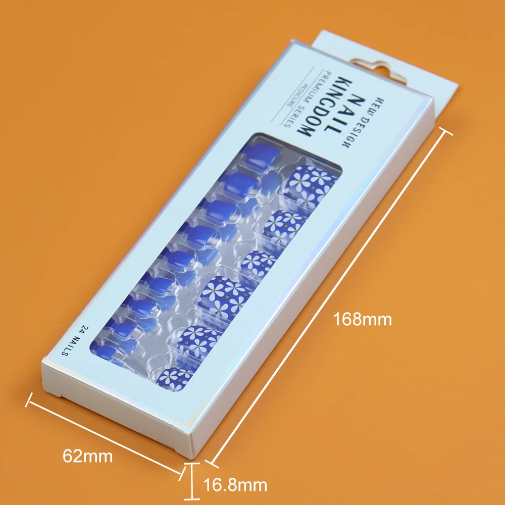 24PCS New False Toenail Design Toe Nail Tips With And Luxury French Artificial Colour Removable Nail Art Toes Press On Nails