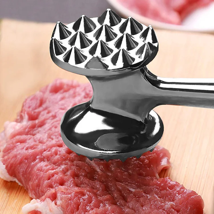 Meat Tenderizer Mallet Pounding Beef Steak Chicken Pork Double sided Meat Hammer