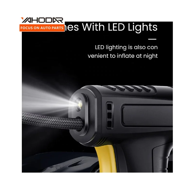 Auto Accessories Inflatable Pump Wireless Air Pump For Cars Motorcycles Ebike Accessories 150 PSI Vehicle Tire Inflator