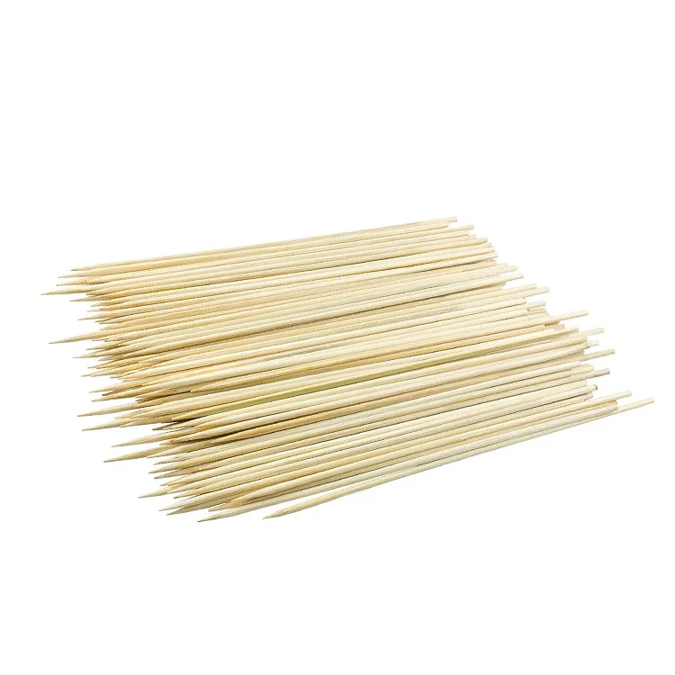 15 CM Wholesale Party Natural Bamboo Sticks Biodegradable Barbecue Skewer