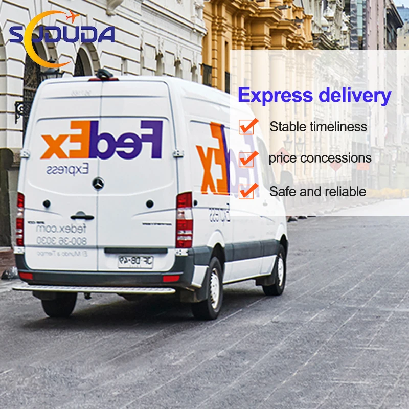 International door to door service dhl ups tent fedex express air freight agent to UK Russia spain germany