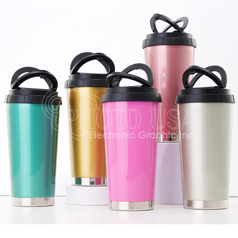 16 oz. ORCA Coated Sublimation Blank Colored Stainless Steel ORCA Thermos Flask