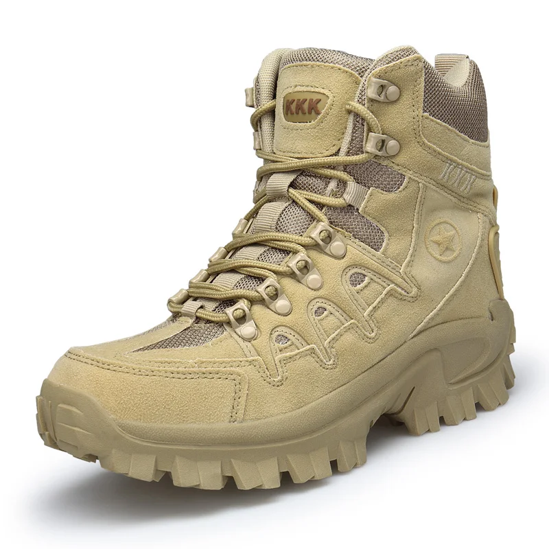 Waterproof Ranger Work Boots Outdoor Ankle Hiking Boots Trekking Walking Shoes Jungle Boots