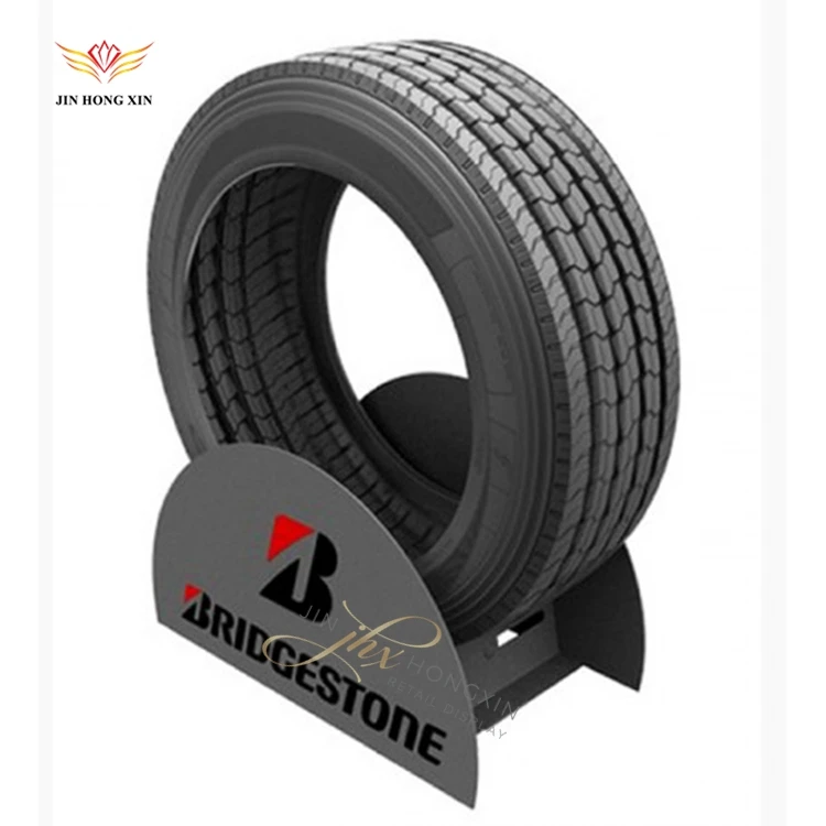 Bike Shop Floor Standing Metal Rack Double Sided Bicycle Wheel Rim Tyre Tire Display Stand