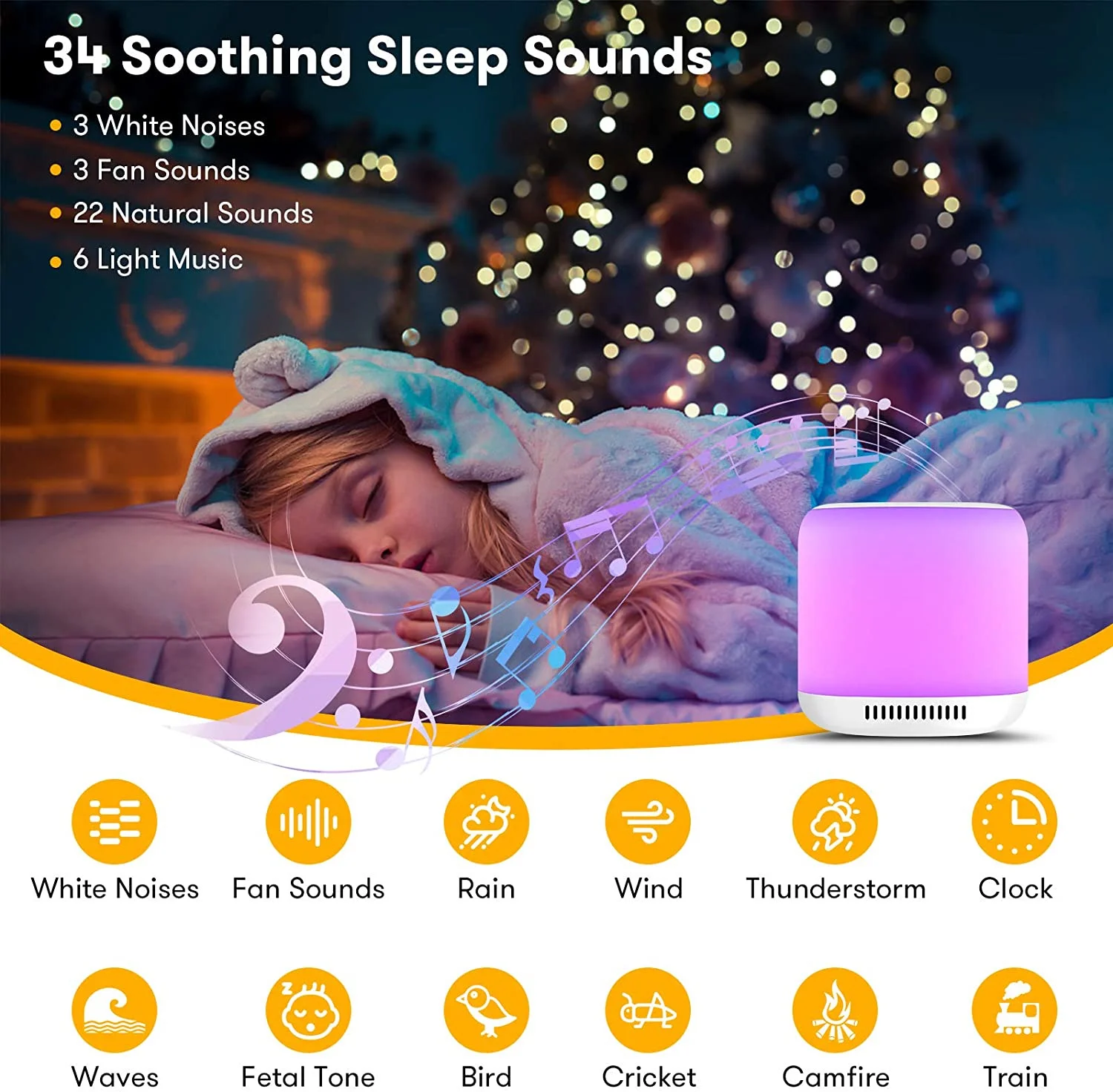 Factory Custom Speaker Sleep Baby Soothing Sound White Noise Machine With Best Quality