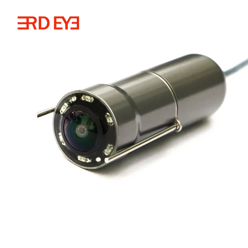 
1200TVL 0.0001Lux 2MP mini HD analog submarine camera small underwater fishing camera (220degree/ 6pcs IR940nm lamp/IP68) 