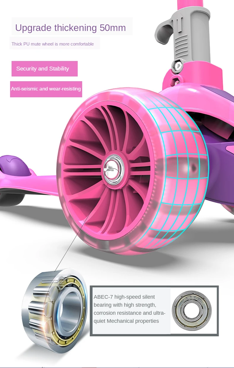 
quality professional 3 wheel foldable kids scooter children scooter 