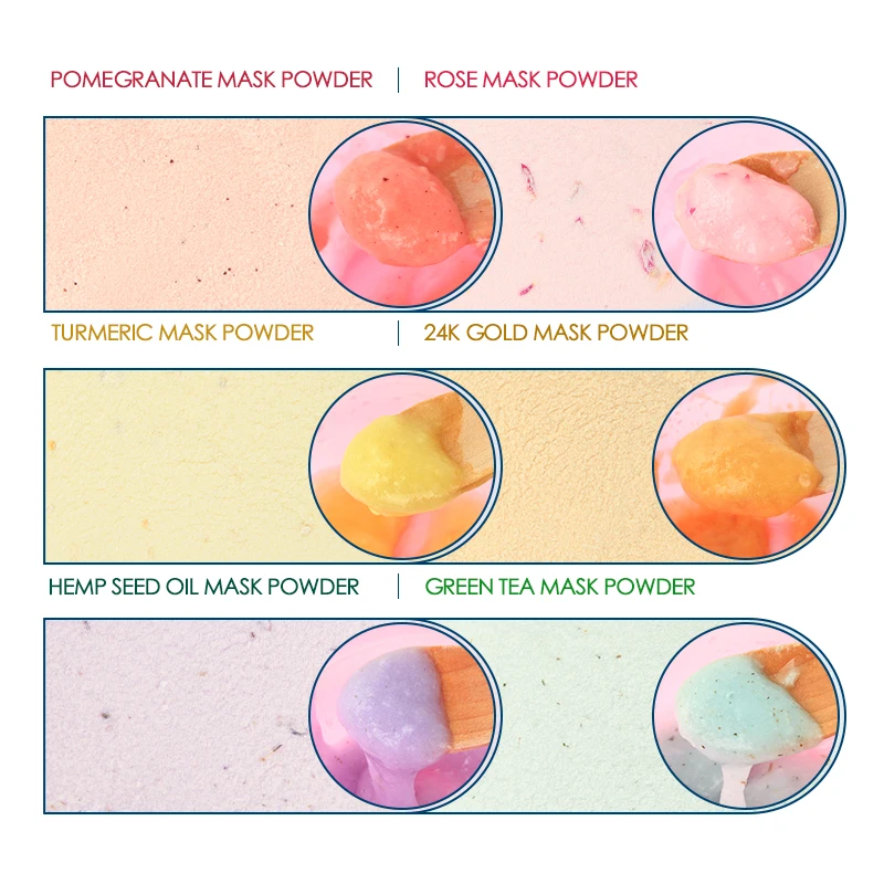 Korean Professional Hydro Rose Quart Face Jelly Mask Powder In Bag Jelly Mask Bikini Jelly Mask