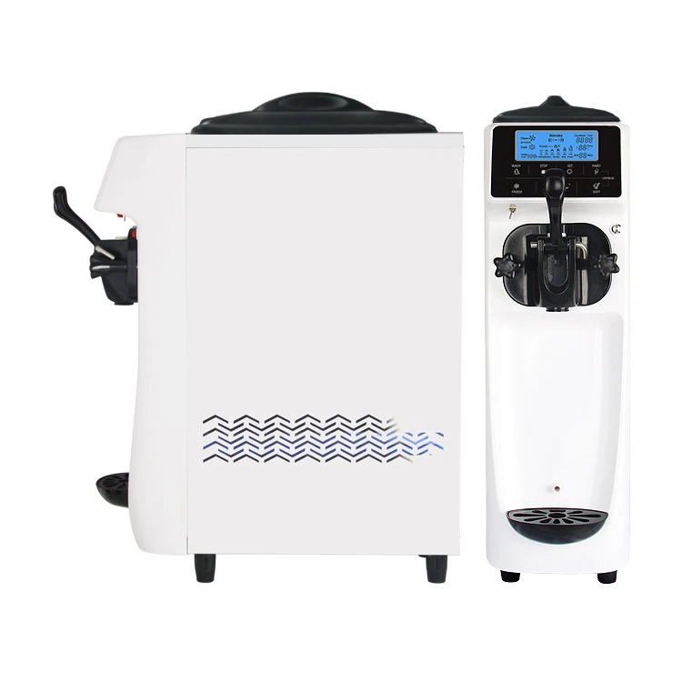 GSEICE Snack Machines High Quality Super Silence Easy Operation Mini Commercial Soft Serve Ice cream maker Making Machine