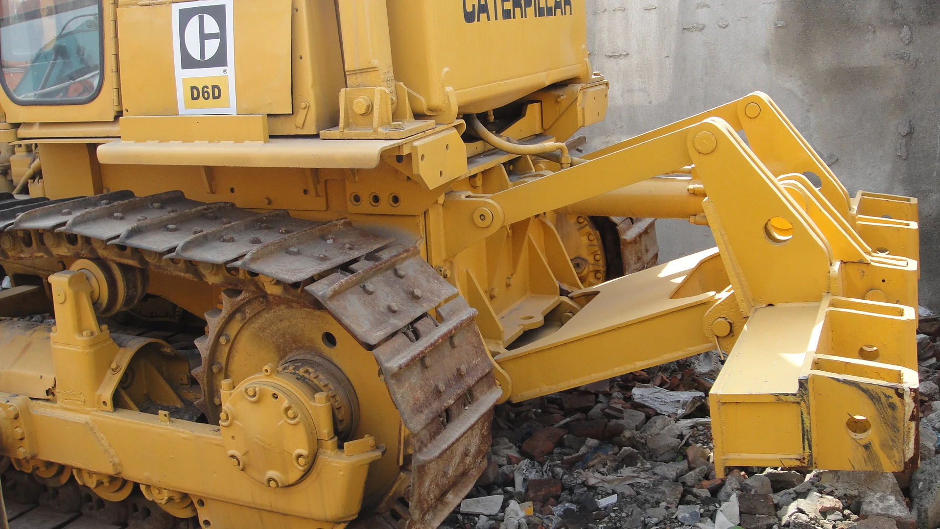  Б/у бульдозер CAT D6D Caterpilar гусеничный трактор хорошая