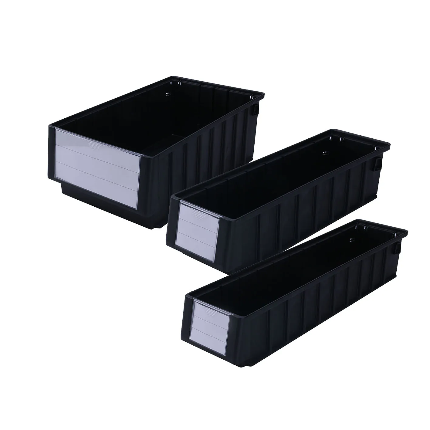 ESD conductive warehouse pull out storage system garage colorful collapsible shelf trays for SMT disk PCB