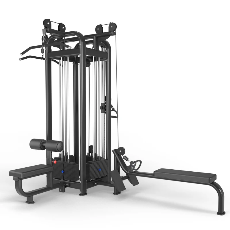 Multi Functional Commercial Gym Fitness Equipment Multi Function 4 Station For Body Building