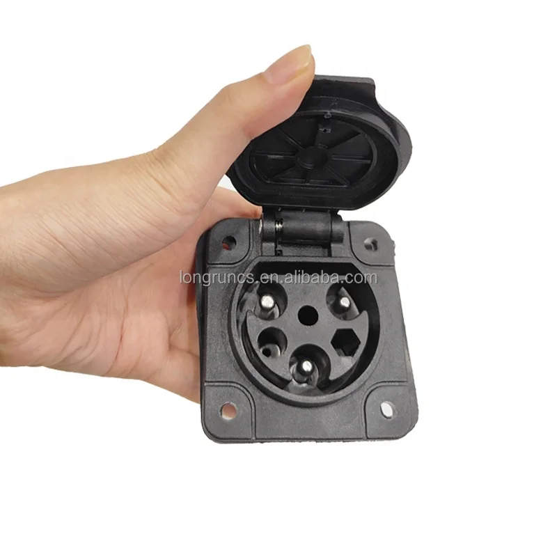 Golf Cart S60/ST-031030-PT Socket AC DC220V 16A 32A Golf Socket and Plug for Onboard Chargers