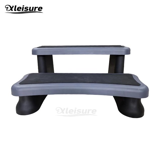 high quality plastic hot tub step 2*steps spa step fits any spa tub