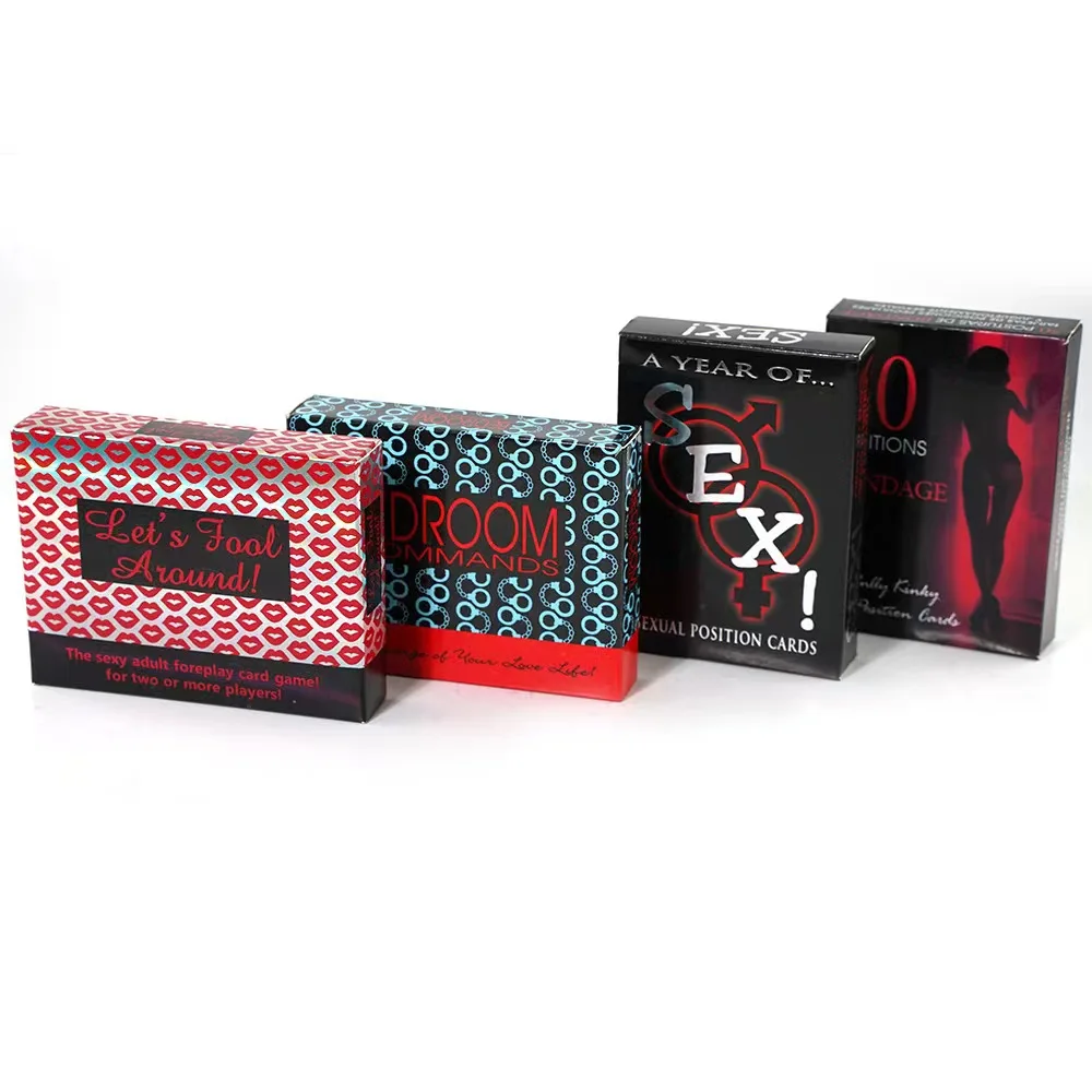 NPS Adult Sexual Poker Playing Card Games Sex Positions Cards For Couples