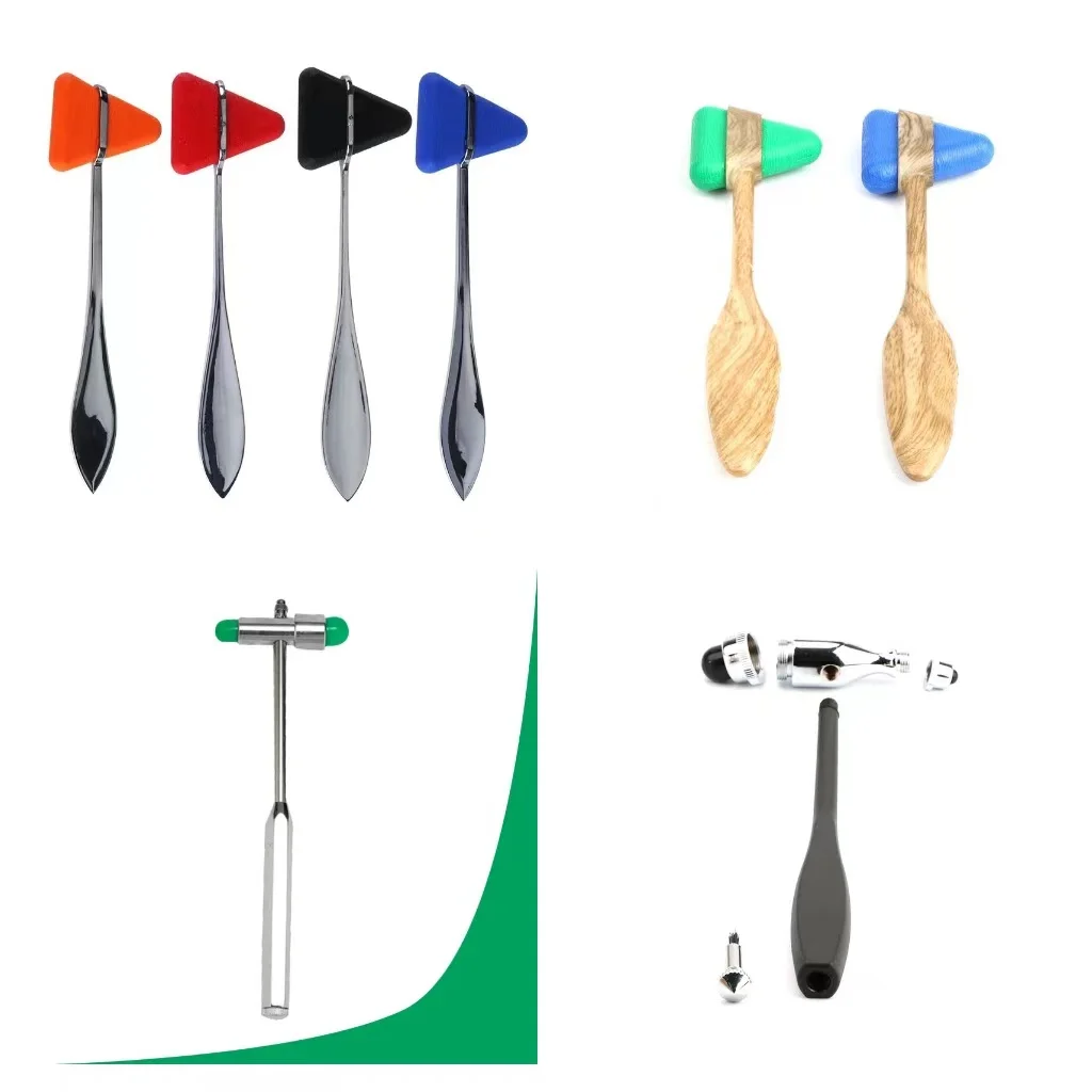 China best selling Promotional Foot Shape Reflex Hammer durable and comfortable Test Diabetic Monofilament  Medical Hammer