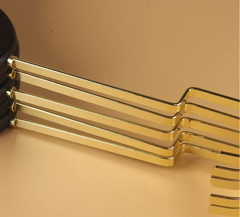 Customised Logo Clothes Wooden Non Slip Clip Coat Hanger Solid Wood Luxury Black Clothing Hanger with Gold Hooks