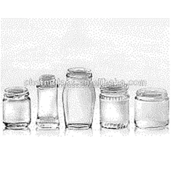 Custom design food/jam/cookie cosmetic glass jar/ bottle with screw up cap Manufacturer
