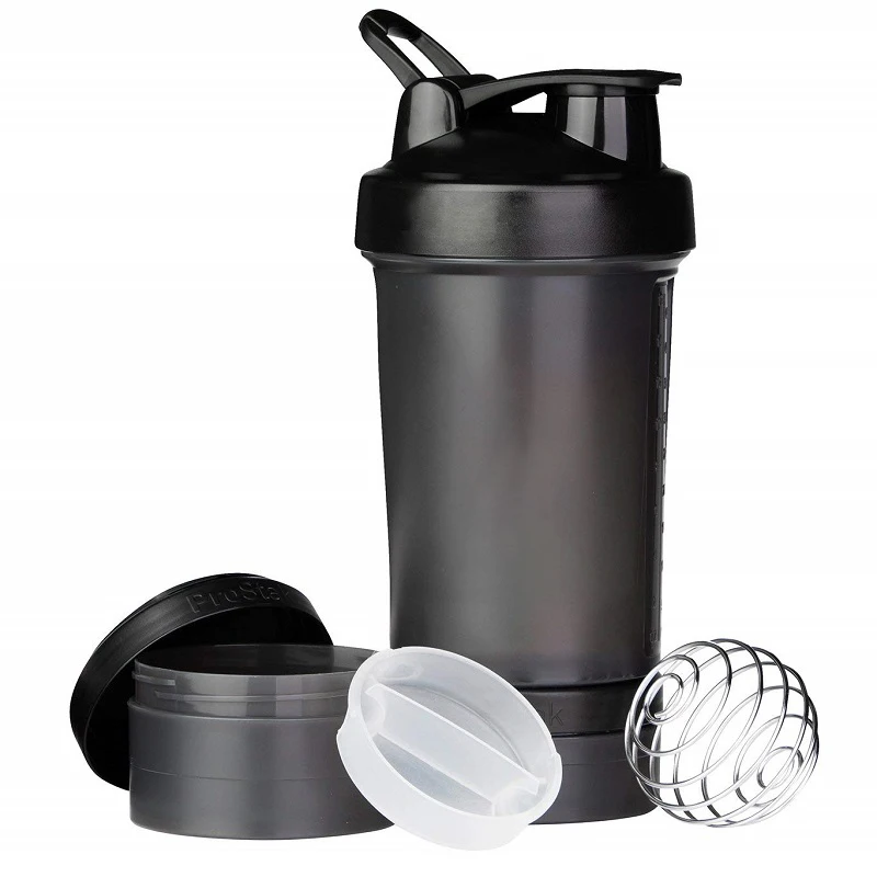 
BPA Free Colorful Gym Protein Shaker Bottle With Mixing Ball 