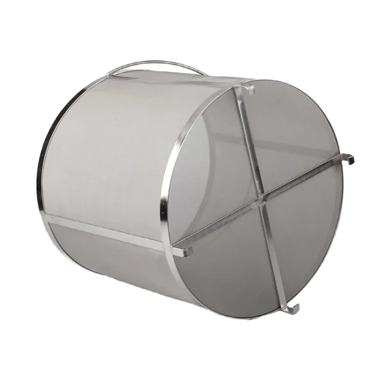 Home Beer Brewing Wire Mesh Filter Basket Holders 300 400 Micron Stainless Steel Durable Metal Accessories