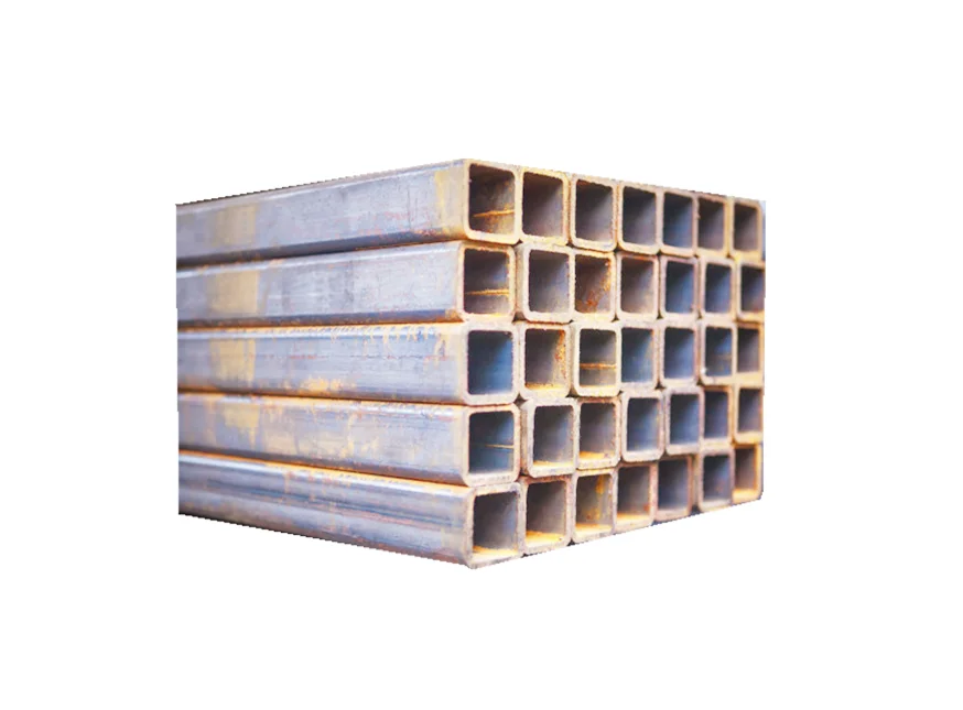high quality Q195 Q235 steel welded black square pipes and tube for building material