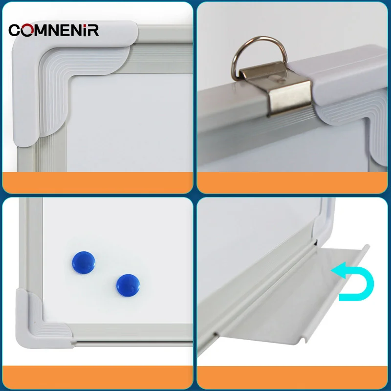 one stop school furniture Modern Professional Lacquered Steel Dry-Erase Magnetic White Board Self-Adhesive Set for Schools