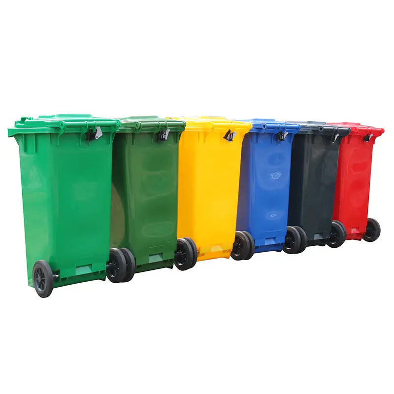 Heavy Duty Commercial Waste Garbage Bin Industrial Wheelie Bin 120l 240l 360l 660l 1100l Trash Container