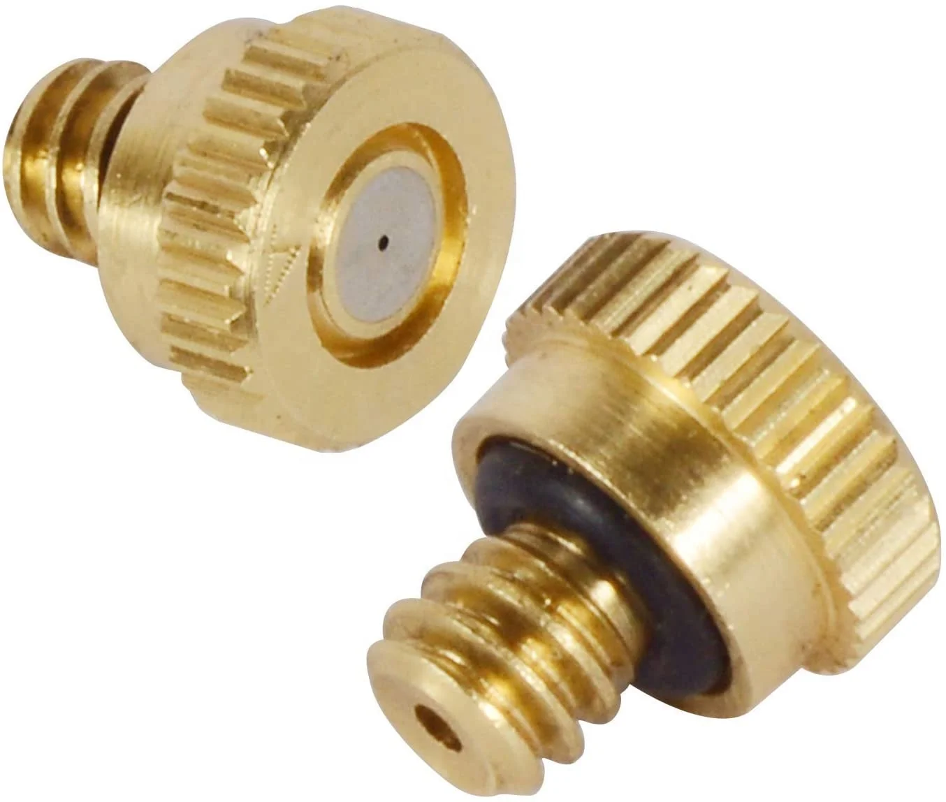 Brass Low Pressure Anti Drip Fog Misting Cooling Water Spray Nozzle