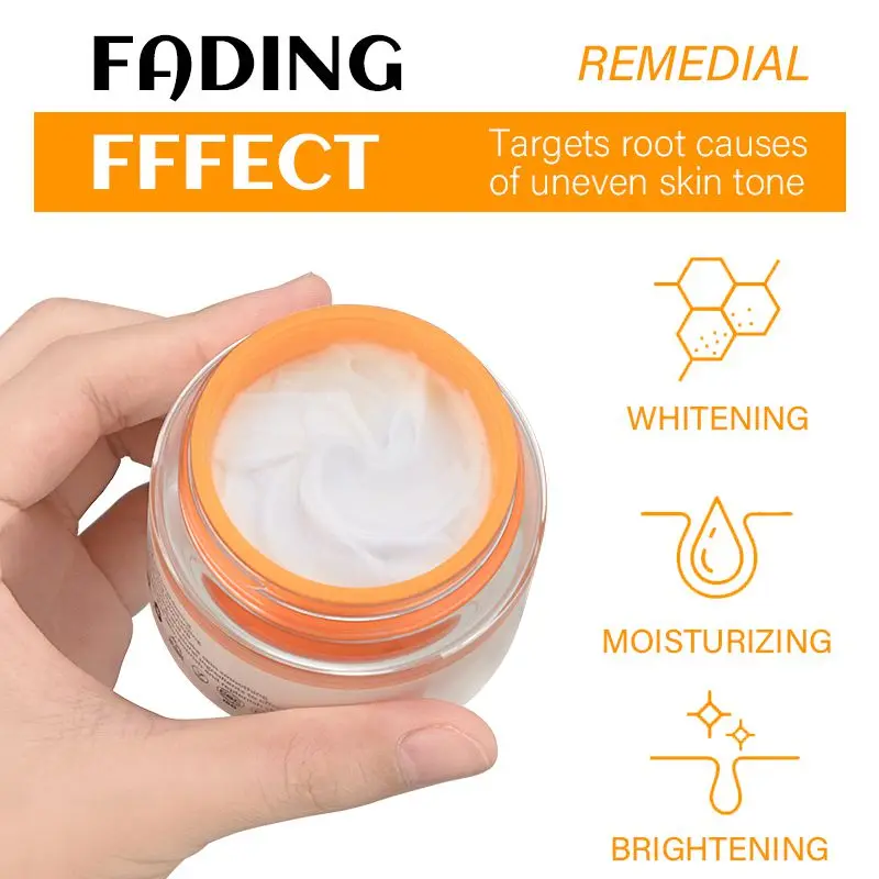OEM facial skin care dark spots removal moisturizing anti aging arbutin beauty face cream whitening freckle