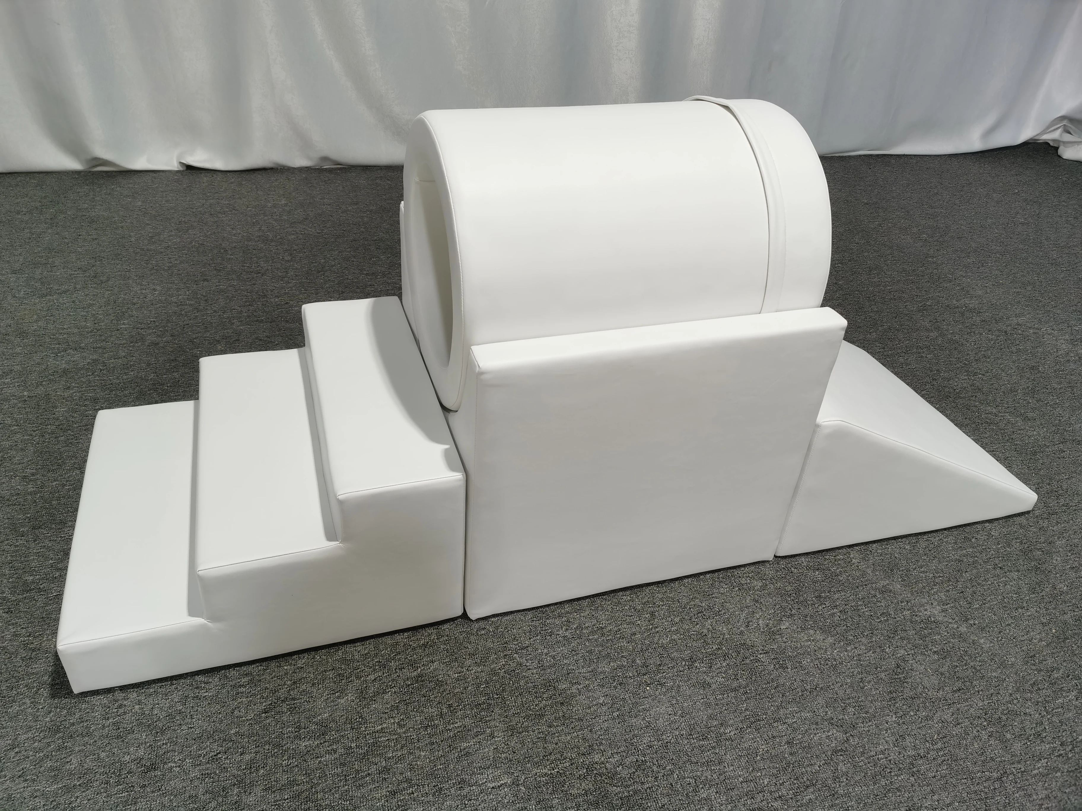 QiaoQiao Hot sale  kid soft play all white rental indoor playground for sale