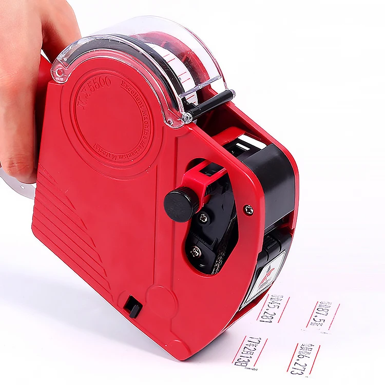 Etiquetadora De Precio Manual Shop Mx5500 Price Tag Label Gun Machine English Price Tagger Labeling Price Machine