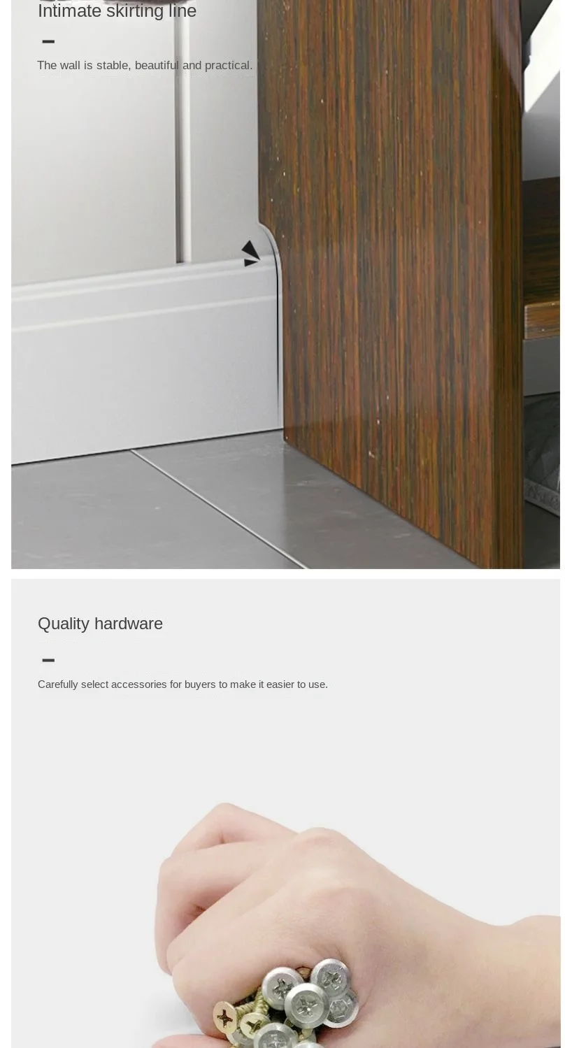 Shoe Cabinet Organizer Big Furniture with 2 Flip Drawers Style Wooden Sideboard Shoe Rack Hardware