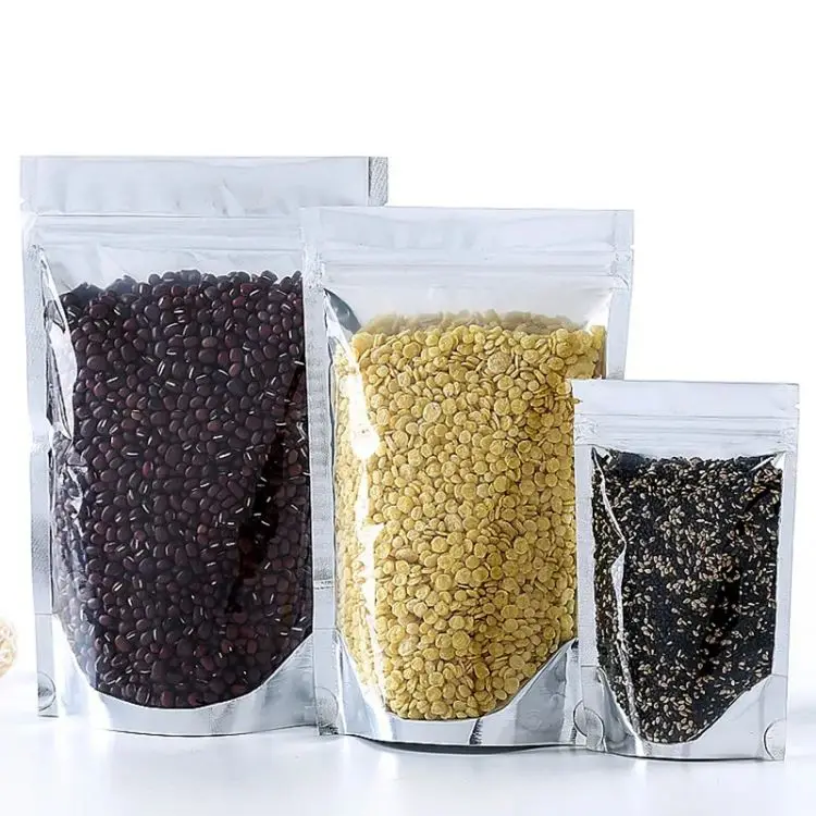 Factory Wholesale Hot Sale Stand-Up Pouch Printing Packaging Aluminized Yin-Yang Composite Food Bag