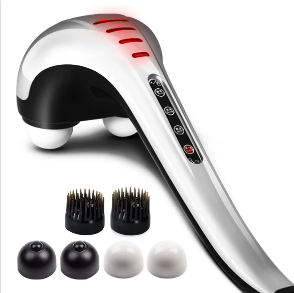 LUYAO LY-627A Wholesale dual-head portable handheld electrical body massage apparatus
