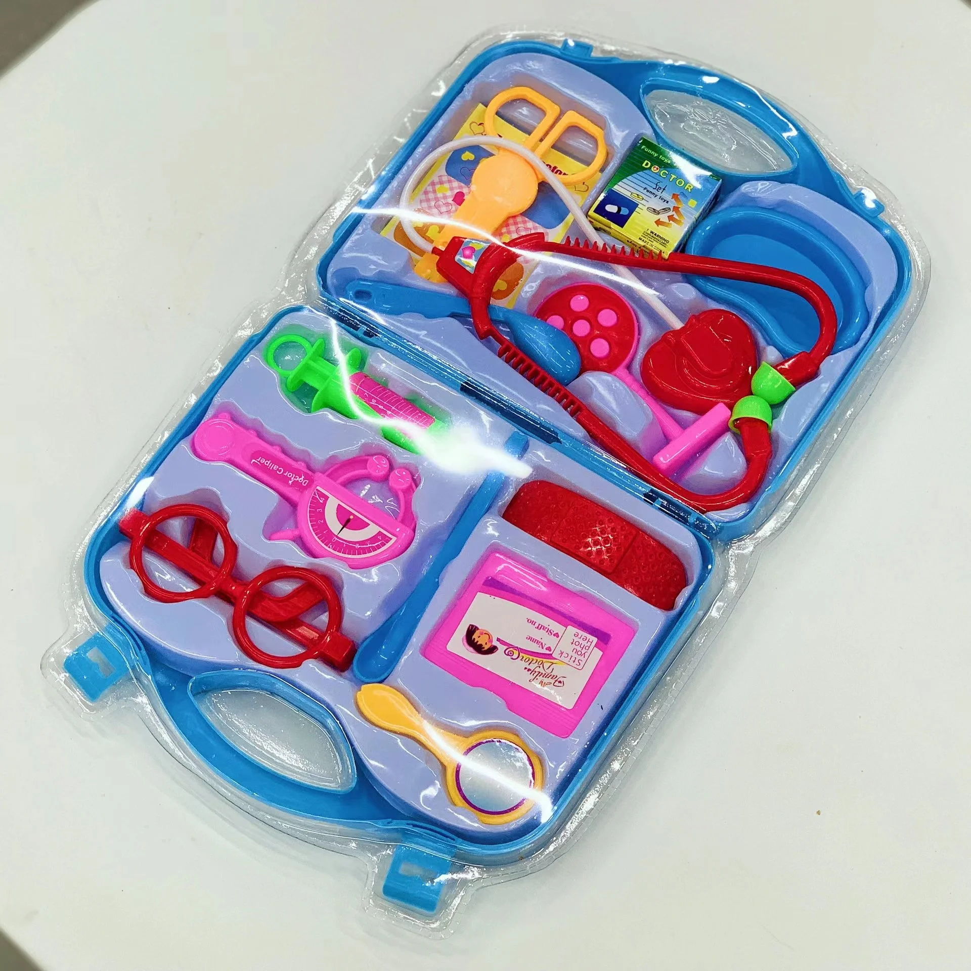 Doctor Role play Dental tools set plastic pretend play medical toys for kids indoor toy