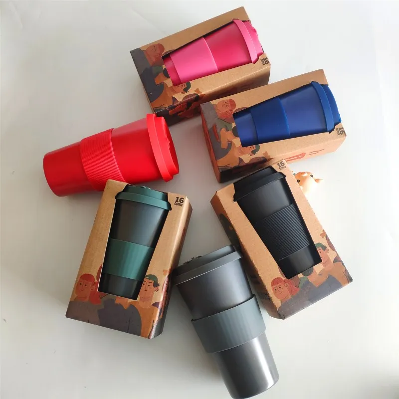 biodegradable eco-friendly reusable Bamboo british coffee cups cup oz cups custom logo