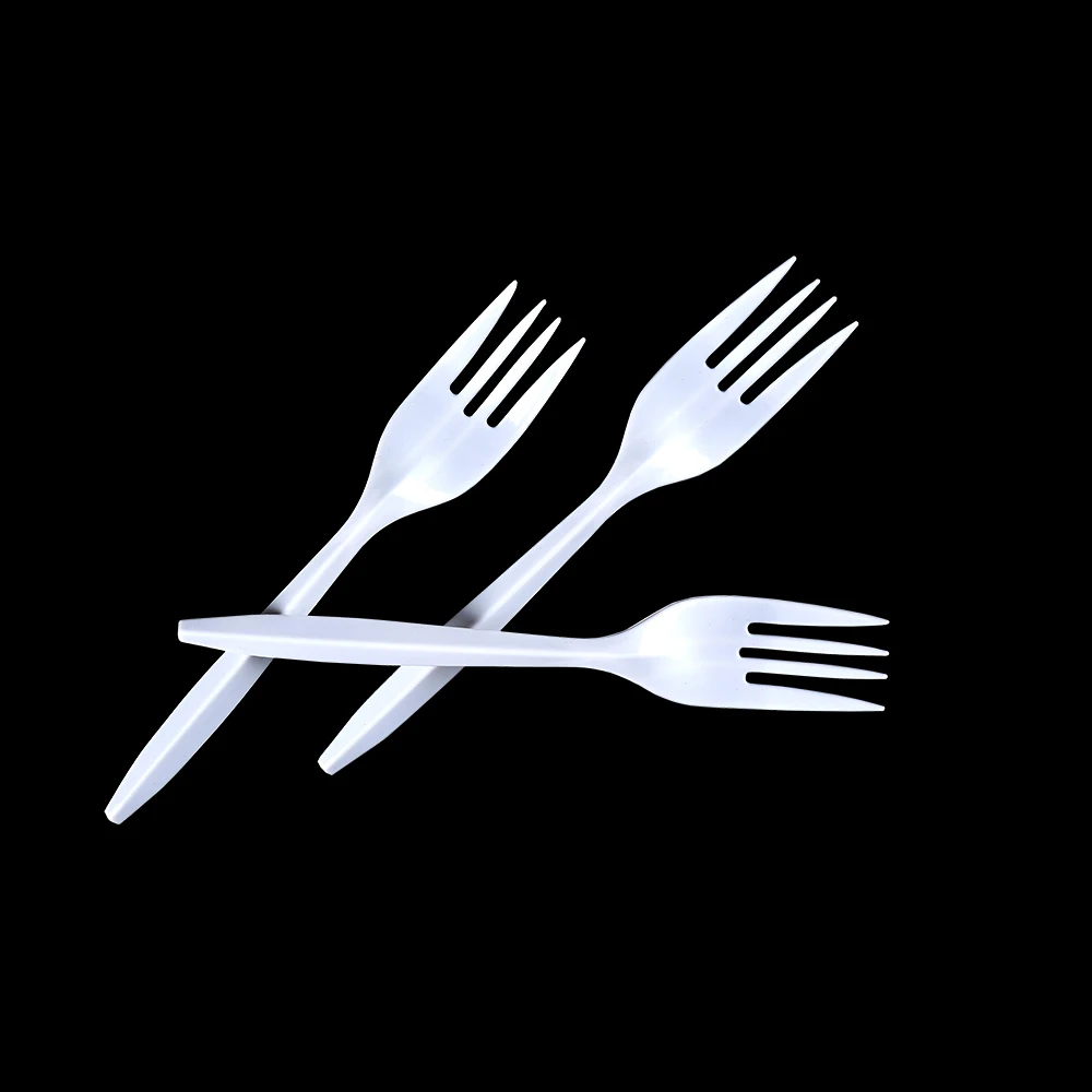 Disposable plastic fruit forks cheap price plastic forks free samples