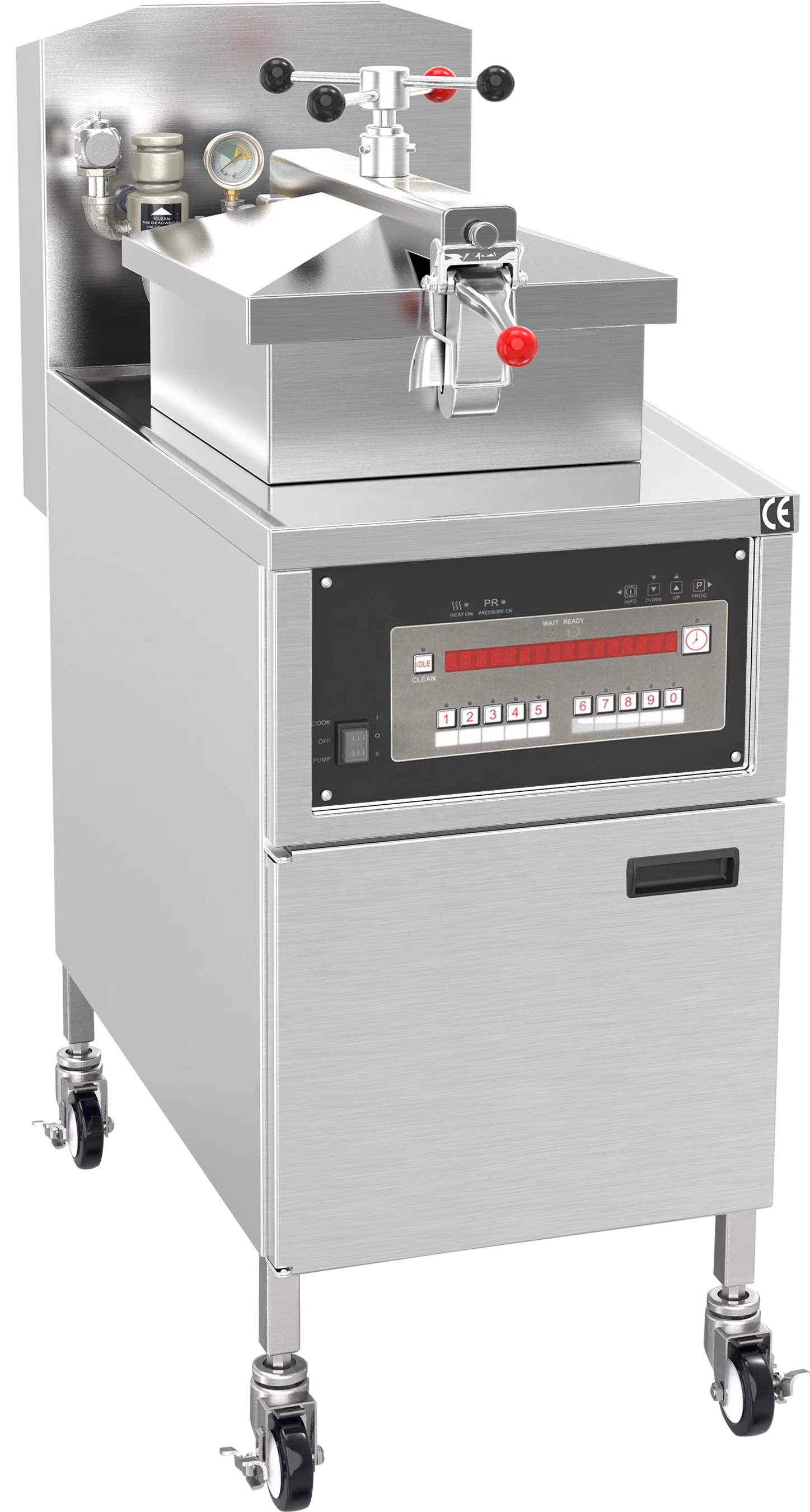 MDXZ-22 chicken table top oil 22l pressure open fryer fried chicken kfc 25l kfc gas fried chicken fryer