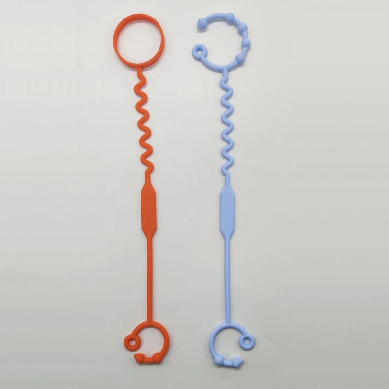 Многофункциональная цепочка для детской соски, мягкая регулируемая эластичная силиконовая цепочка для прорезывателя соски-пустышки для детей