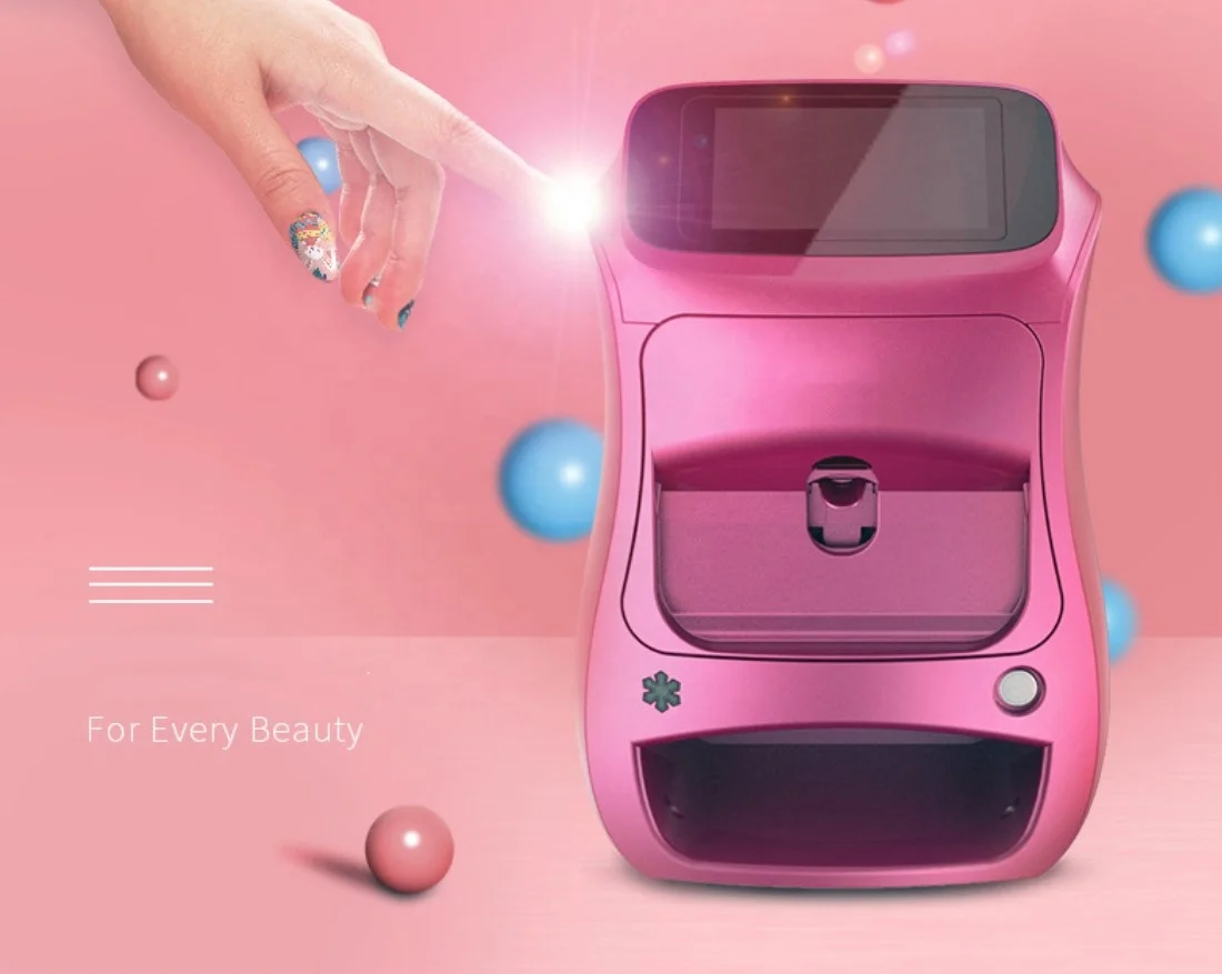 3D профессиональная Автоматическая цифровая печать на пальцах и сушка принтер для ногтей с