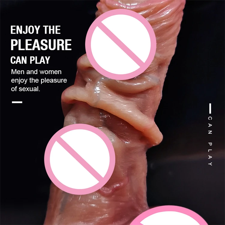 Silicone Suction Realistic Penis Soft Sexy Huge Dildo Skin Feeling Female Masturbator Double-layer Cup Big Dick Dildos for Women