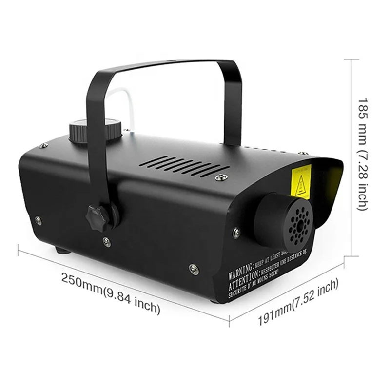 400W Smoke Fog Machine with Wired Remote Controller for Stage Holiday Wedding Parties