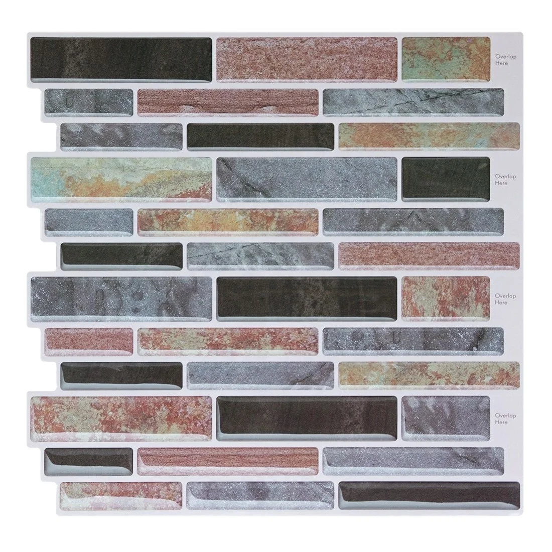 
2021 Factory cheap price wholesale bathroom mosaic art self adhesive stick on wall tiles 