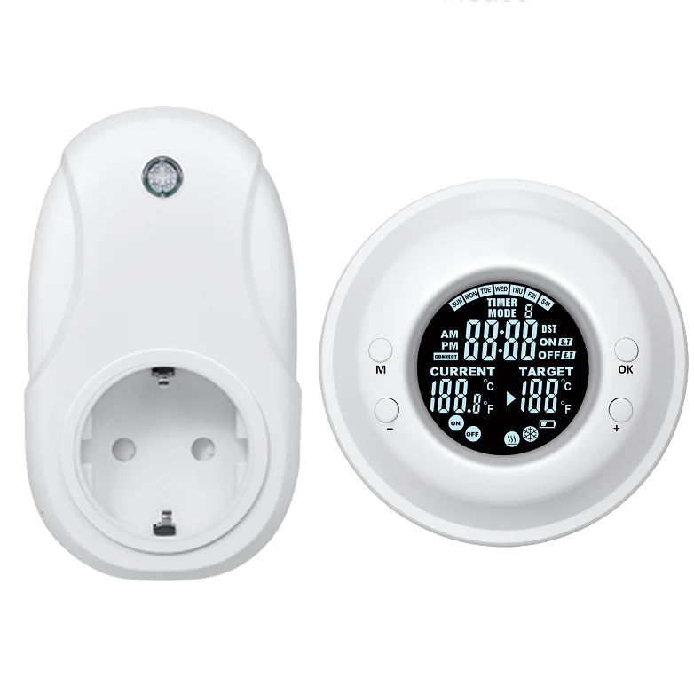 Energy-Saving  TUV certificated 16A/ 3680W wireless room remote control thermostat timer  programmable digital thermostat