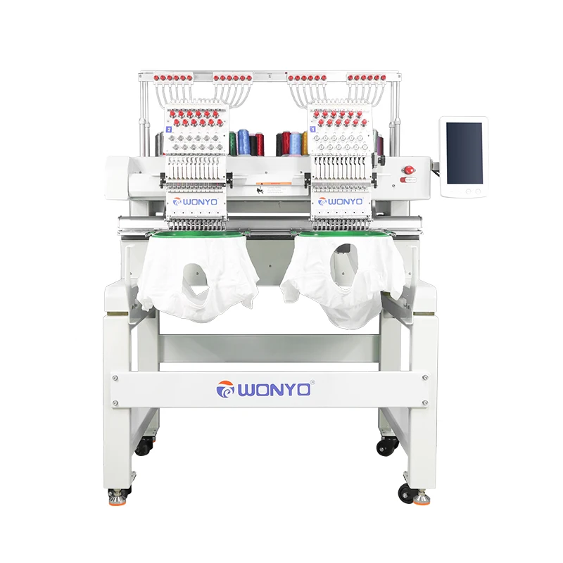 10 Years Service!! WONYO High Speed Commercial Embroidery Machine 9 12 15 Colors Maquinas Bordadoras 2