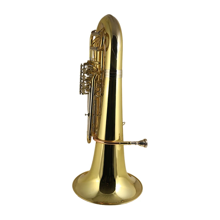 High quality customized professional Bb tone brass junior tuba with 4 rotary valves