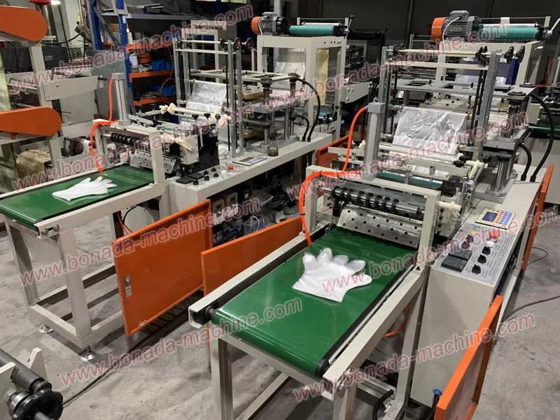 Полностью автоматическая машина для производства двухслойных перчаток