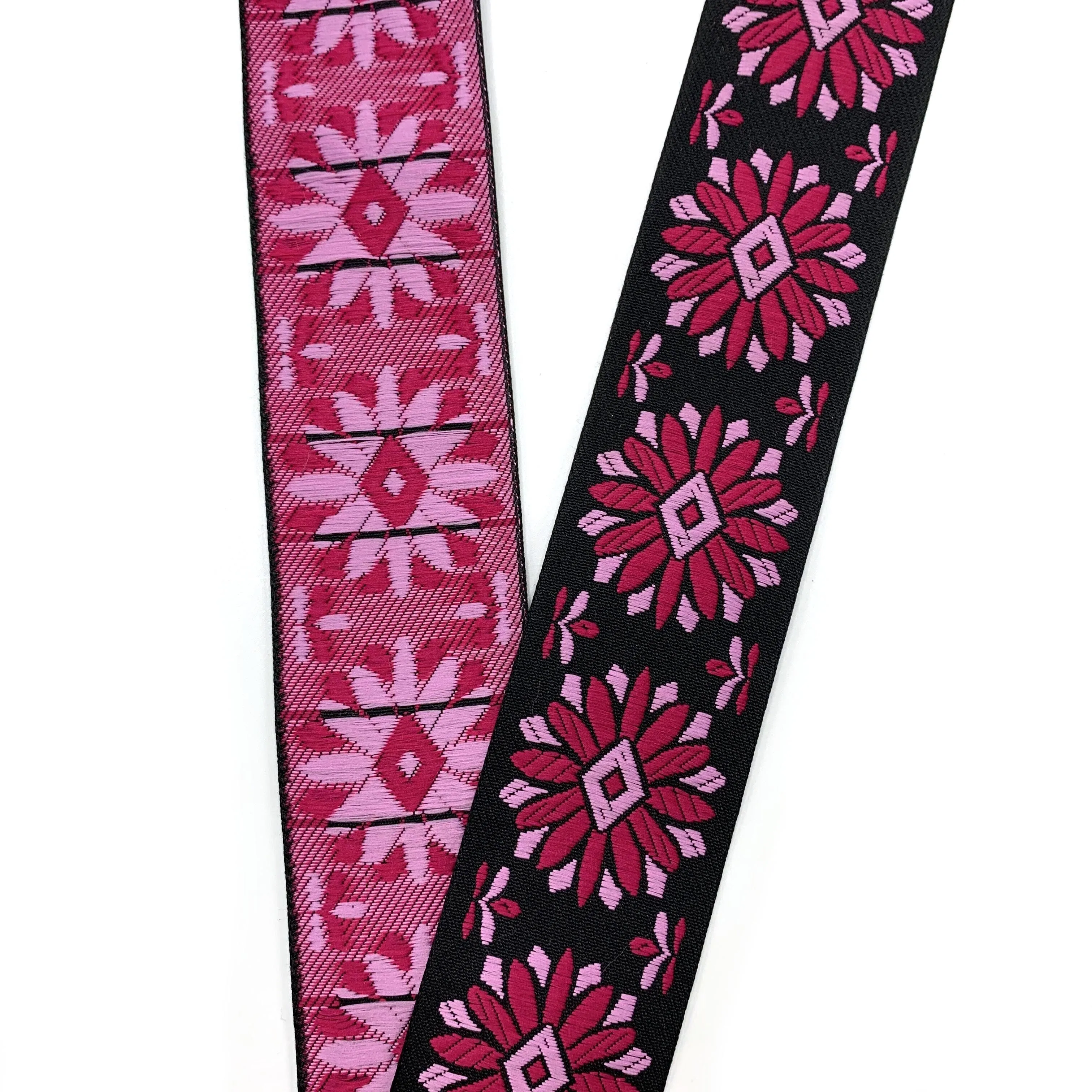 For Garment&Processing Accessory Stock Recyclable 5 CM National Retro Ethnic Wind 100% Polyester Jacquard Webbing