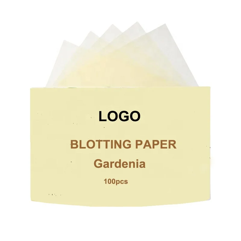 Skin Care Wood Pulp Blotting Paper Oil Absorbing Facial Makeup Sheets for Face Custom Rose