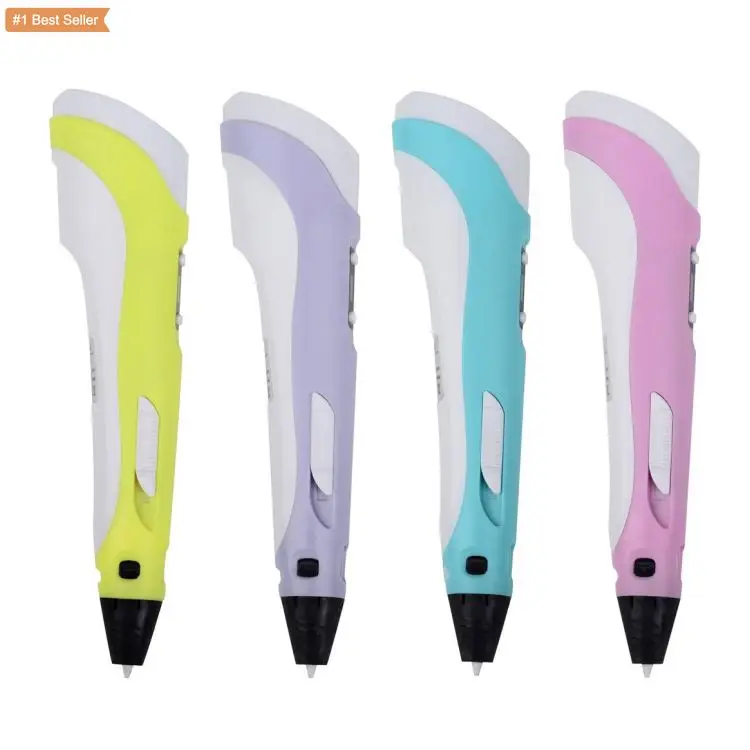3D Printing Pen With Abs Pla Filament Creative Toy Gift  Screen Diy 3D Printer Pen Drawing For Kids Christmas Birthday 3D Pen